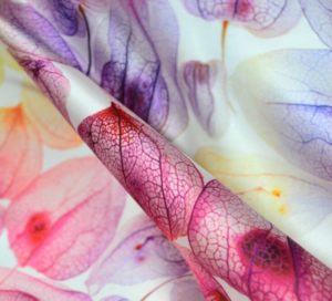 Polyester Satin Chiffon Fabric Digital Printed