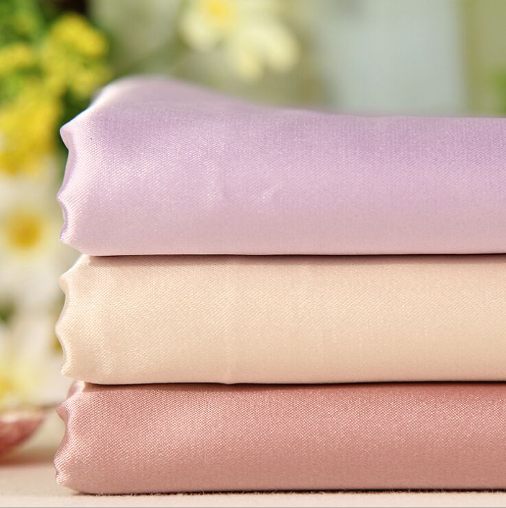 Polyester Silk-like Stretch Satin Fabric