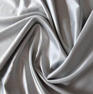 Polyester Spandex Dull Stretch Satin Fabric